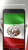 3d Mexico Flag Live Wallpaper capture d'écran 1
