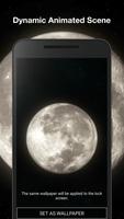 Lune 3d Fond d'écran Animé capture d'écran 1