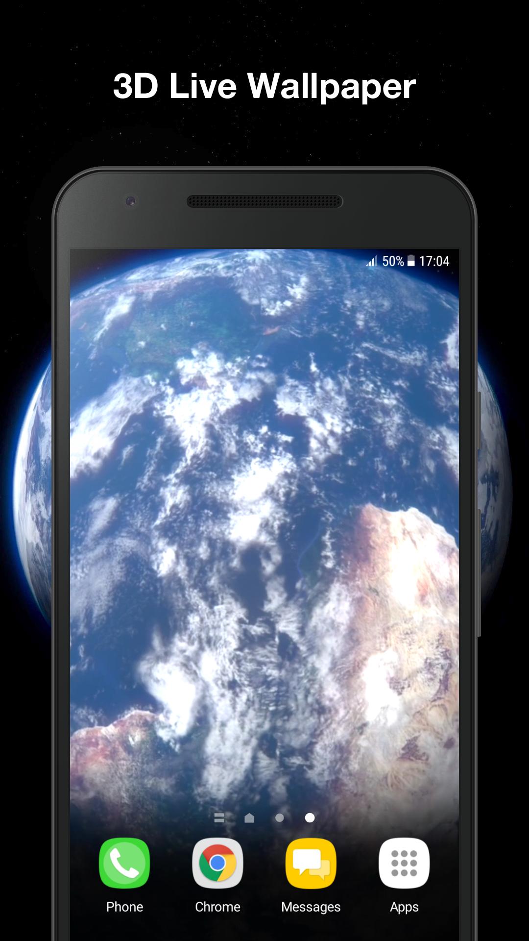 Android için Dünya gezegeni animasyonlu duvar kağıdı APK�yı İndir