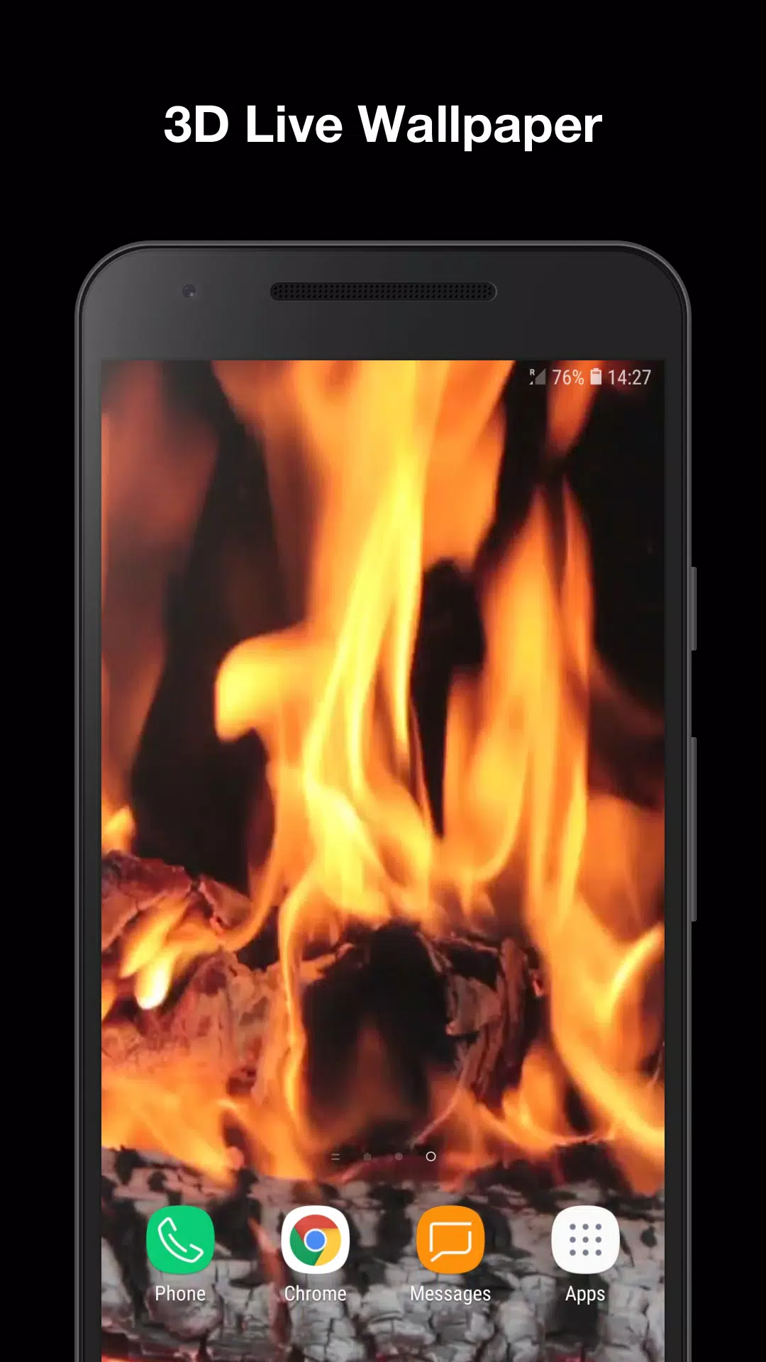 Android İndirme için Gerçek Ateş Duvar Kağıdı APK