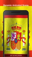 3d Spain Flag Live Wallpaper screenshot 1