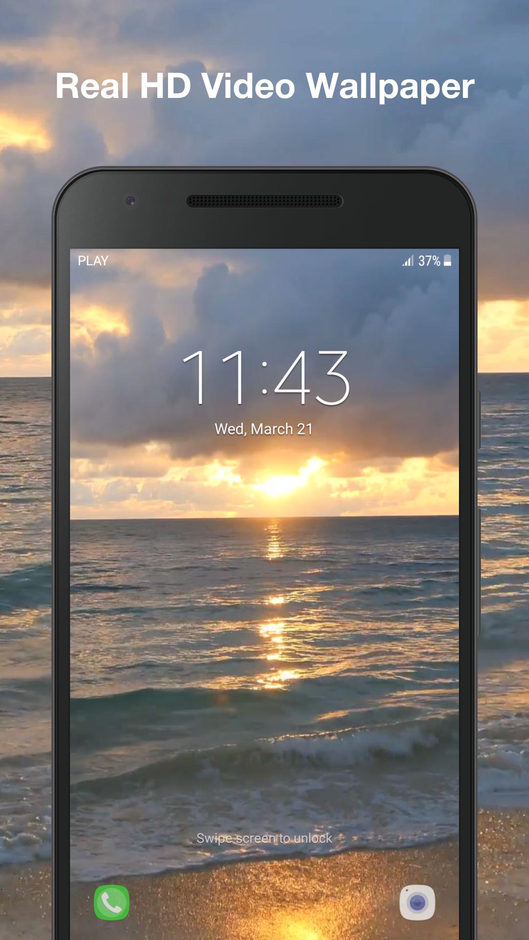 Pantai Matahari Terbenam Wallpaper Animasi For Android Apk Download