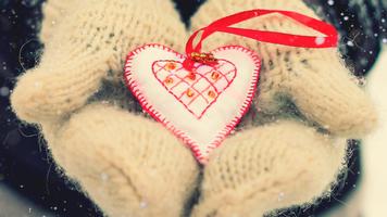 Winter and heart imagem de tela 2