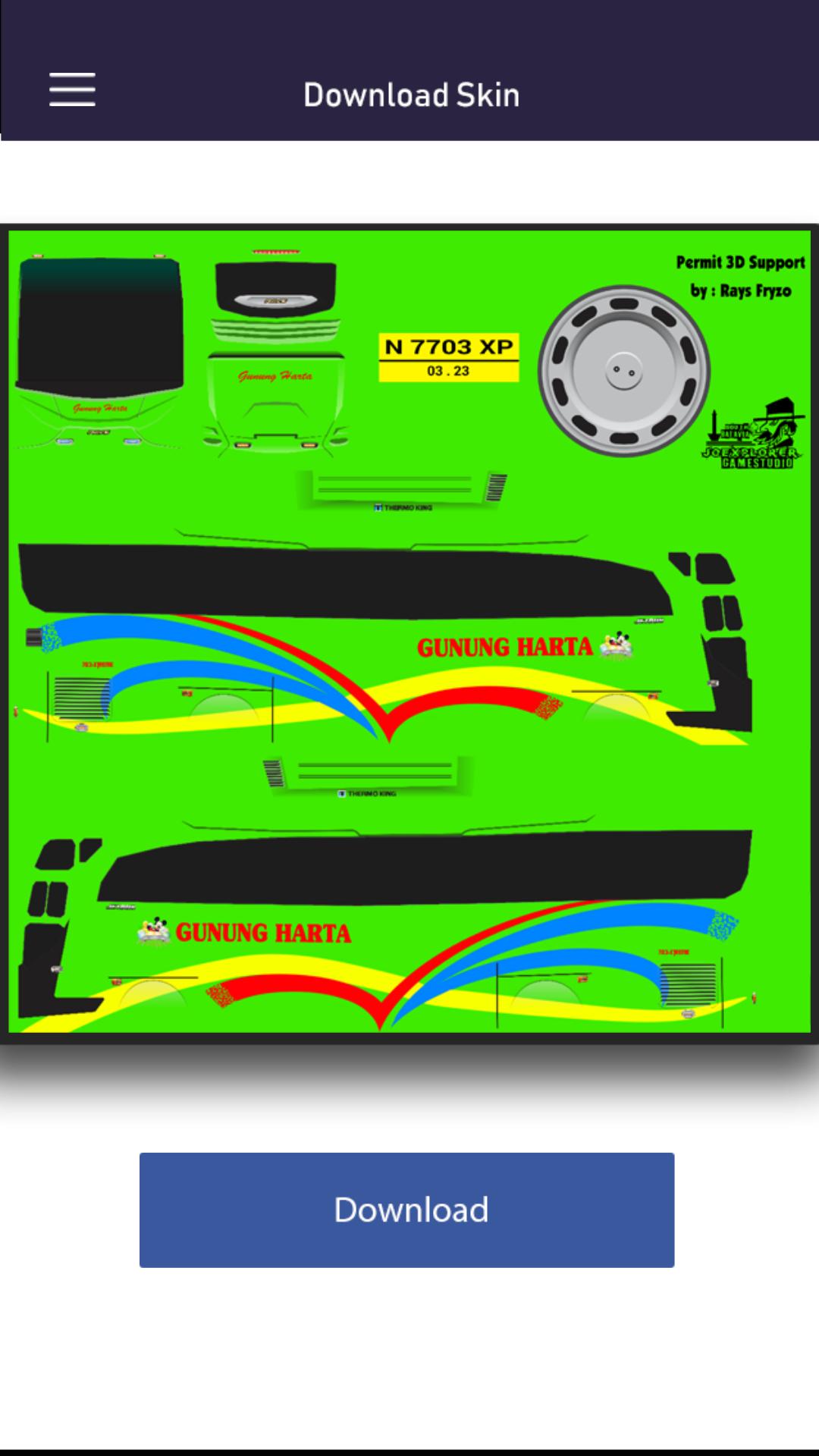 Livery Bus Shd Gunung Harta | infotiket.com