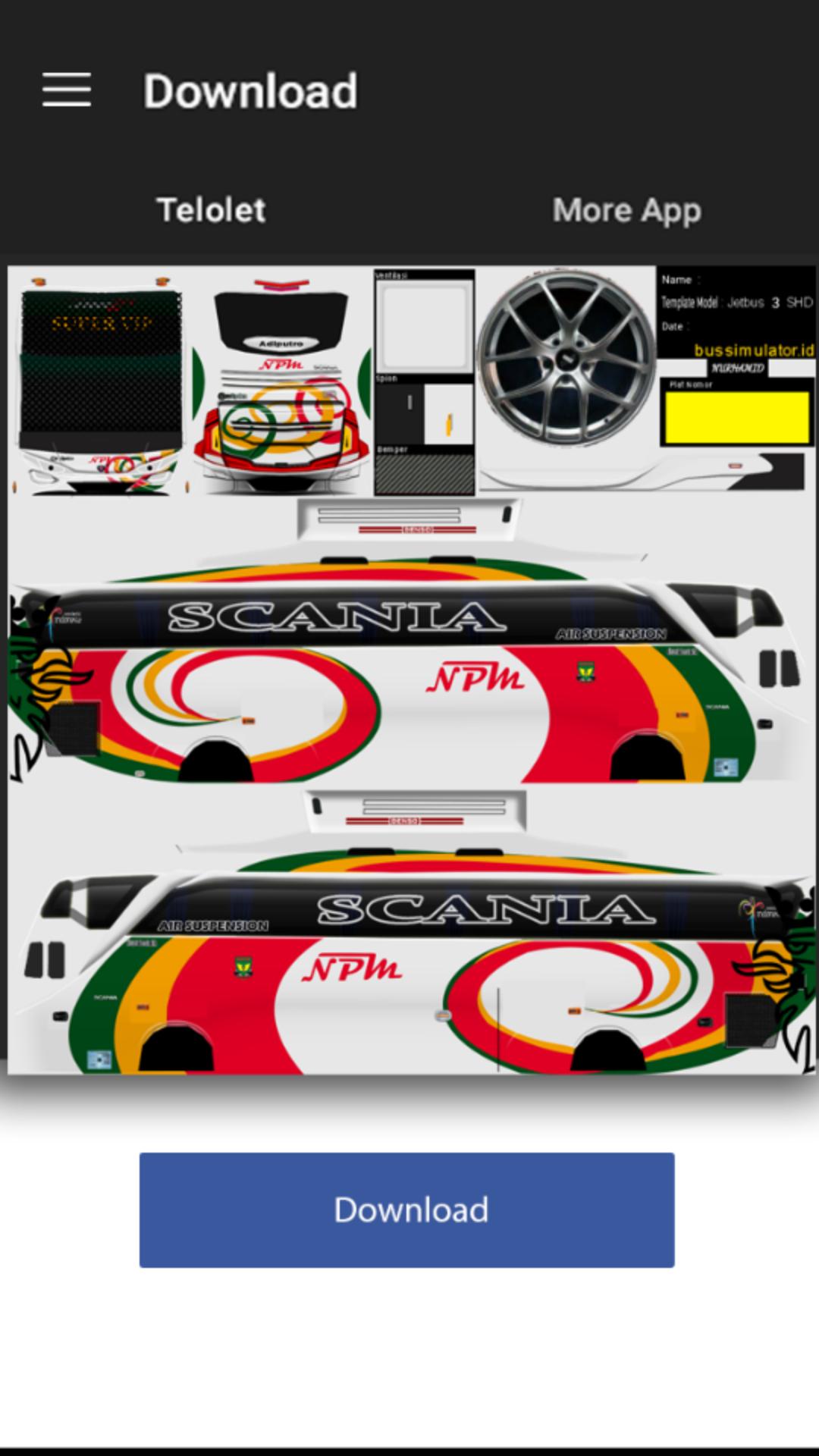 Livery Bus Simulator Arjuna Xhd Terbaik - livery bussid polos