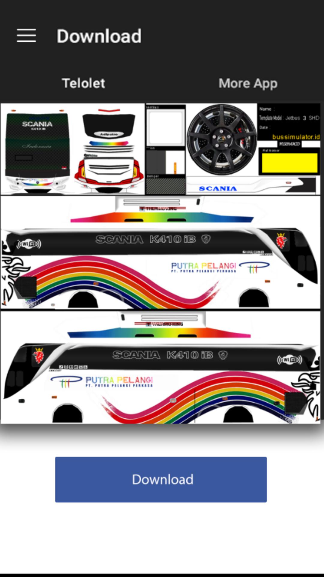 Android 用の Livery XHD Putra Pelangi APK をダウンロード