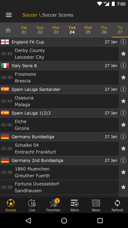 LiveScore APK Download Free Sports APP for Android LiveScore APK Download Free Sports APP for Android