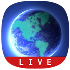 🌏Real-Time Satellite Live Maps,  earth tracking ikona