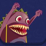 Monster and the Cat - Interactive story for kids icône