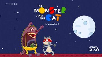 Monster and the Cat - Interactive story for kids Affiche