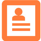 Company Profile Orange icon
