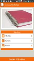 Company Profile Orange Plakat