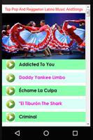 Top Pop & Reggaeton Latino Music & Songs capture d'écran 2