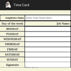 Lotshaw Time Card أيقونة