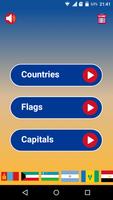 World Quiz ( Flags, Countries and Capitals) Affiche