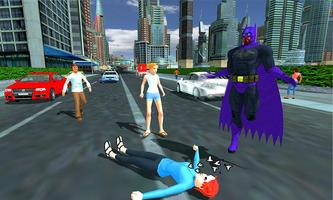 Legend Bat Hero: Grand City Battle captura de pantalla 1