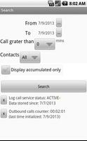 Call Tracker + Stats capture d'écran 1