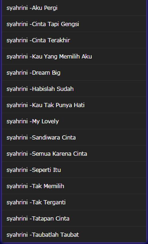download lagu mp3 syahrini sesuatu Lagu syahrini sesuatu for android apk download.