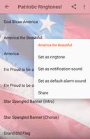 Patriotic Ringtones! imagem de tela 2
