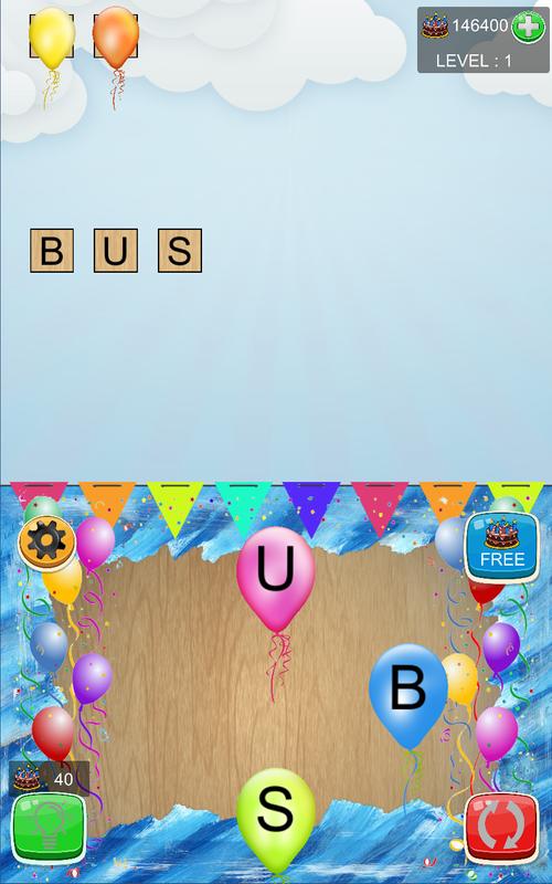 word party educative words game anagrams letters screenshot 4