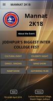 Lachoo Memorial College (LMC) Mannat 2K18 plakat