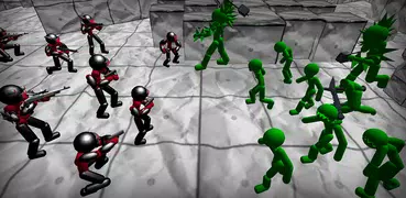 Battle Simulator: Stickman Zom