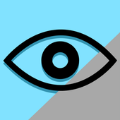 blue light filter for eye care  icon