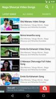 Naga Shourya hit video songs captura de pantalla 1