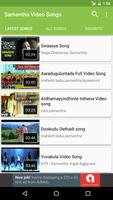 Samantha Video Songs اسکرین شاٹ 1