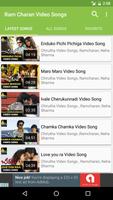 Ram Charan video Songs screenshot 1