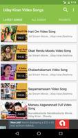 Uday Kiran Hit Video Songs capture d'écran 1