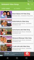 Venkatesh Hit video songs capture d'écran 1