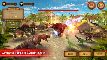 Dinosaur Fighting Evolution 3D постер