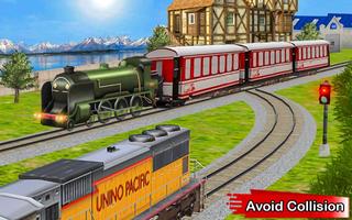 Fast Train Driving Simulator 2018 3D: Train Games capture d'écran 1