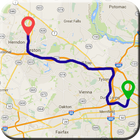 Gps Route Finder & Road Search-icoon