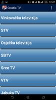 Croatia TV Channels Folder Affiche