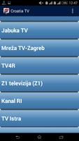 Croatia TV Channels Folder capture d'écran 1