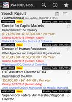USA Jobs Notification capture d'écran 1