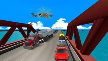 18 Wheeler truck simulator 3D 2017 capture d'écran 2