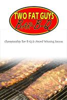 Two fat guys bbq Affiche