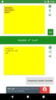 Arabic to Kurdish Translator imagem de tela 1