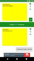 English to Jamaican Translator Affiche