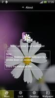 Charming Flower Lock&Wallpaper постер