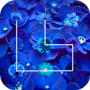 APK Blue Flower Lock Screen