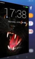 Black Cat Free Lock Screen Pro 스크린샷 2