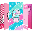 Kawaii Kitty Lock Screen Emoji-APK