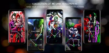 Joker and Harley Lock Screen