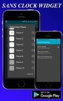 Sans Clock Widgets ảnh chụp màn hình 3