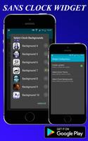Sans Clock Widgets captura de pantalla 2