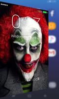 Scary Clown Cool Lock Screen Affiche